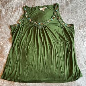 Timmy Hilfiger 3x tank with beaded sleeve detail